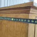 Antique pine armoire, original color  - 7