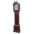 Belle horloge dite grand-père, beau faux-fini d'origine et mécanisme en bois, non-fonctionnelle - 1