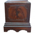 Belle horloge dite grand-père, beau faux-fini d'origine et mécanisme en bois, non-fonctionnelle - 3