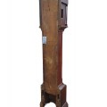 Belle horloge dite grand-père, beau faux-fini d'origine et mécanisme en bois, non-fonctionnelle - 6