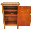 Antique light-wood cabinet with decorative inlaid door. - 3