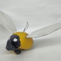 Wooden bee folk art sculpture  - 2