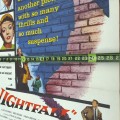 Affiche ''poster'' publicitaire de film, cinéma, Nightfall - 5