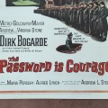Affiche ''poster'' publicitaire de film, cinéma, The password is courage  - 2