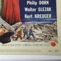 Vintage advertising cardboard posters, spy Hunt movie  - 3