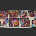 Vintage advertising cardboard posters, spy Hunt movie  - 4