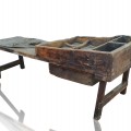 Antique shoemaker bench table  - 5