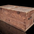 Ancien coffre en bois, idéal comme table de salon  - 6