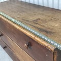 Antique pine general store 3 drawers counter  - 6