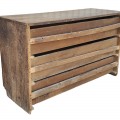 Antique pine general store 3 drawers counter  - 8