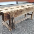 Antique workbench table  - 8