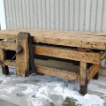 Wooden woodworker bench  - 7