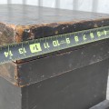 Antique little wooden pine box  - 4