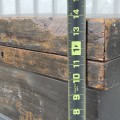 Antique little wooden pine box  - 5