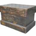 Antique little wooden pine box  - 1