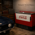Vintage Coca-Cola distributor machine  - 2