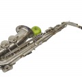Brass saxophone, music instrument  - 4