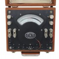 Vintage Weston portable wattmeter housed in its original wooden case. - 3