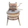 Antique wooden washing machine  - 1