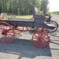 Ancienne voiture express à cheval , calèche, buggy - 2