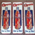 Vintage advertising Opera liquor signs - 4