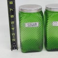 Vintage sugar, coffee and cereal jars  - 2