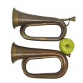 Military copper bugles (upper one sold) - 2