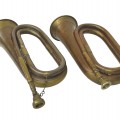 Military copper bugles (upper one sold) - 3