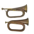 Military copper bugles (upper one sold) - 1