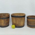 Vintage wooden buckets  - 2