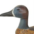 Wooden decoy signed Léo Chagnon  - 4