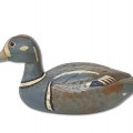 Wooden duck decoy carved by Leo Chagnon  - 1