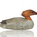 Appelant de chasse, canard en bois décoratif signé Léo Chagnon  - 1