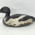 Vintage wooden decoy by Hormidas Viau - 4