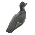 Wooden duck hunting decoy signed Louis Matte - 3