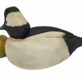 Appelant de chasse, canard sculpté en bois  - 3