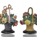 Appui-porte en fonte, pot à fleurs, door stopper - 1