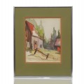 Watercolor signed Normand Boisvert  - 1