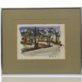 Aquarelle Stelio Sole, tableau, peinture  - 1