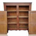 Armoire 18e siècle, esprit Louis XIII, couleur d'origine, caissons soulevés double reliefs - 3