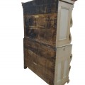 Armoire antique 14 caissons, corniche remplacée dans le passé - 8