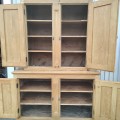 Armoire antique 2 corps en pin - 7