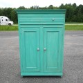 2 drawers, 2 doors armoire, antique cupboard - 8