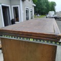 Armoire antique assemblée à clous carré, buffet, bahut - 2