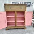 Armoire antique assemblée à clous carré, buffet, bahut - 3