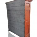 Armoire antique décorée de 12 caissons, clous forgés, base restaurée dans le passé - 8
