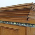 8 panels antique armoire, cupboard  - 7