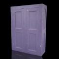 Armoire antique en pin, 8 caissons (idéal comme projet de restauration) - 1