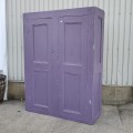 Armoire antique en pin, 8 caissons (idéal comme projet de restauration) - 8