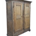 8 panels pine armoire, cupboard, has been cutting  - 9